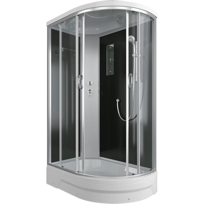 Душевая кабина ERLIT 35 серия ER351226L-C2-RUS тонированное стекло