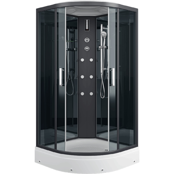 Душевая кабина ERLIT 57 серия ER570917-C2-RUS тонированное стекло