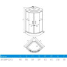 Душевая кабина ERLIT ER3509P-C4-RUS