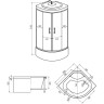 Душевая кабина ERLIT ER3510TP-C4-RUS