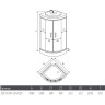 Душевая кабина ERLIT ER5710P-C24