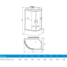 Душевая кабина ERLIT ER3512TPR-C3-RUS правый угол