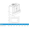 Душевой бокс ERLIT ER4515TP-C4